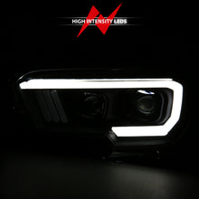 Load image into Gallery viewer, ANZO 2016-2017 Toyota Tacoma Projector Headlights w/ Plank Style Switchback Black w/ Amber
