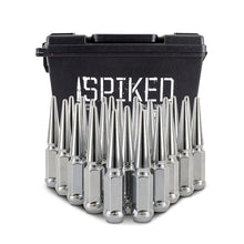 Load image into Gallery viewer, Mishimoto Mishimoto Steel Spiked Lug Nuts M14 x 1.5 24pc Set Chrome
