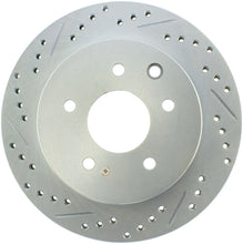 Load image into Gallery viewer, StopTech Select Sport Nissan Slotted and Drilled Right Rear Rotor
