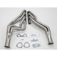 Load image into Gallery viewer, JBA 65-73 Ford Mustang 260-302 SBF 4 Speed C4/C6/AOD 1-3/4in Primary Raw 409SS Long Tube Header
