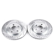 Load image into Gallery viewer, Power Stop 02-05 Ford Thunderbird Rear Evolution Drilled &amp; Slotted Rotors - Pair
