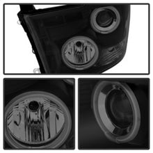 Load image into Gallery viewer, Spyder Dodge Ram 1500 09-14 Projector Halogen Model- CCFL Halo LED - Blk Smke PRO-YD-DR09-CCFL-BSM
