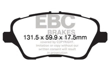 Load image into Gallery viewer, EBC 13+ Ford Fiesta 1.6 Turbo ST Yellowstuff Front Brake Pads
