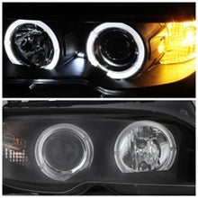 Load image into Gallery viewer, Spyder BMW E46 3-Series 04-06 2 DR Projector Halogen Model- LED Halo Blk PRO-YD-BMWE4604-2DR-HL-BK
