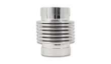 Load image into Gallery viewer, Vibrant SS Bellow Assembly w/ Liner 1.5in Inlet/Outlet ID x 2.75in OAL Electro Polished

