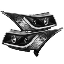 Load image into Gallery viewer, Spyder Chevy Cruze 11-14 Projector Headlights Light Tube DRL Blk PRO-YD-CCRZ11-LTDRL-BK
