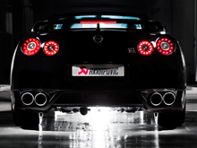 Load image into Gallery viewer, Akrapovic 08-17 Nissan GT-R Evolution Line Cat Back (Titanium) (Req. Tips)
