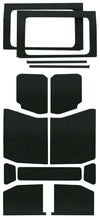 Load image into Gallery viewer, DEI 18-23 Jeep Wrangler JL 4-Door Boom Mat Complete Headliner Kit - 13 Piece - Black
