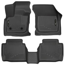 Load image into Gallery viewer, Husky Liners 17 Ford Fusion / 17 Lincoln MKZ Black Front and 2nd Row Floor Liners

