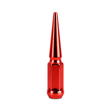 Load image into Gallery viewer, Mishimoto Mishimoto Steel Spiked Lug Nuts M12 x 1.5 24pc Set Red
