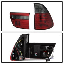 Load image into Gallery viewer, Spyder BMW E53 X5 00-06 4PCS Euro Style Tail Lights- Red Smoke ALT-YD-BE5300-RS
