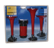 Load image into Gallery viewer, Hella Triple-Tone Air Horn Kit 12V
