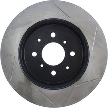 Load image into Gallery viewer, StopTech 02-03 Honda Civic Si Hatchback Slotted Left Rear Rotor
