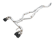 Load image into Gallery viewer, AWE Tuning 2019+ BMW M340i (G20) Track Edition Exhaust - Quad Diamond Black Tips
