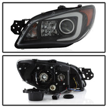 Load image into Gallery viewer, Spyder Subaru WRX 06-07 Projector Headlights - HID Model Only - Black PRO-YD-SWRX06-HID-LBDRL-BK
