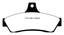 Load image into Gallery viewer, EBC 03-04 Pontiac GTO 5.7 (Solid Rear Rotors) Bluestuff Rear Brake Pads
