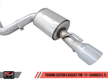 Load image into Gallery viewer, AWE Tuning 2017+ Dodge Charger 5.7L Touring Edition Exhaust - Non-Resonated - Chrome Silver Tips
