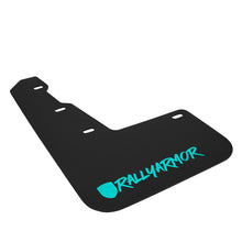 Load image into Gallery viewer, Rally Armor 15-21 Subaru WRX/STI (Sedan ONLY) Black UR Mud Flap w/ Teal Altered Font Logo
