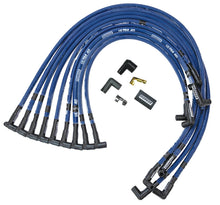 Load image into Gallery viewer, Moroso Chevrolet Small Block Ignition Wire Set - Ultra 40 - Sleeved - HEI - 90 Degree - Blue
