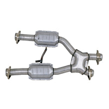 Load image into Gallery viewer, BBK 79-93 Mustang 5.0 Short Mid X Pipe With Catalytic Converters 2-1/2 For BBK Long Tube Headers
