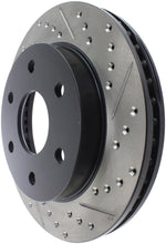 Load image into Gallery viewer, StopTech 99-06 GMC Sierra (2dr) Front Left Slotted &amp; Drilled Rotor
