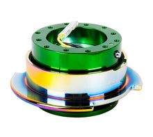 Load image into Gallery viewer, NRG Quick Release Gen 2.5 - Green Body / Neochrome Ring
