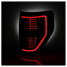 Load image into Gallery viewer, xTune 09-14 Ford F-150 Light Bar LED Tail Lights - Black Smoke (ALT-JH-FF15009-LBLED-BSM)
