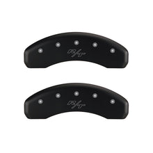 Load image into Gallery viewer, MGP 4 Caliper Covers Engraved Front Charger Engraved Rear RT Red finish silver ch
