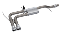 Load image into Gallery viewer, QTP 14-18 Chevy Silverado 1500 4.8L/5.3L EC/CC SB 304SS Screamer Cat-Back Side Exit w/4.5in Tips
