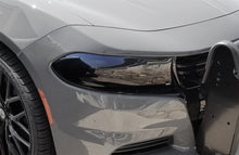 Load image into Gallery viewer, AVS 15-22 Dodge Charger Headlight Covers - Black
