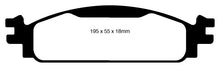 Load image into Gallery viewer, EBC 08-10 Ford Flex 3.5 Yellowstuff Front Brake Pads
