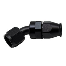 Load image into Gallery viewer, DeatschWerks 8AN Female Swivel 45-Degree Hose End PTFE (Incl 1 Olive Insert) - Anodized Matte Black
