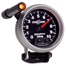 Load image into Gallery viewer, Autometer Sport-Comp II Quick Lite 3 3/4in 10K RPM Pedestal Tachometer
