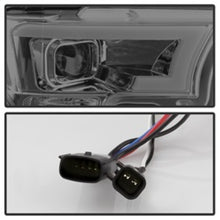 Load image into Gallery viewer, Spyder Ford F150 2015-2017 Projector Headlights - Light Bar DRL LED - Smoke PRO-YD-FF15015-LBDRL-SM

