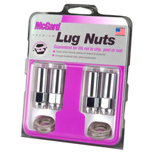 Load image into Gallery viewer, McGard Hex Lug Nut (X-Long Shank) M12X1.5 CTR Washer / 13/16 Hex / 2.27in. Length (4-Pack) - Chrome
