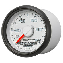Load image into Gallery viewer, Autometer Factory Match 52.4mm Mechanical 0-100 PSI Exhaust (Drive) Pressure Gauge
