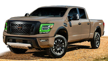 Load image into Gallery viewer, Oracle 21-22 Nissan Titan RGB+W Headlight DRL Upgrade - ColorSHIFT w/o Controller
