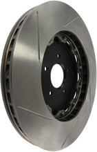 Load image into Gallery viewer, StopTech 03-04 Infiniti G35 Front Left Zinc Coated Drilled 2pc Aero Rotor w/ Black Hat
