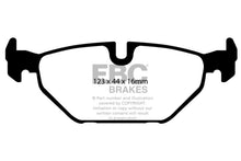 Load image into Gallery viewer, EBC 99-01 Saab 9-5 2.3 Turbo (Aero) Greenstuff Rear Brake Pads
