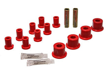 Load image into Gallery viewer, Energy Suspension Rear Spring And Shackle Bushng - Red
