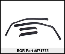 Load image into Gallery viewer, EGR 14+ Chev Silverado/GMC Sierra Crw Cab In-Channel Window Visors - Set of 4 - Matte (571775)
