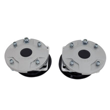 Load image into Gallery viewer, BBK 05-14 Mustang Caster Camber Plate Kit - Silver Anodized Finish
