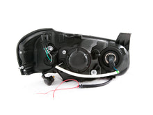 Load image into Gallery viewer, ANZO 2002-2003 Nissan Maxima Crystal Headlights w/ Halo Black
