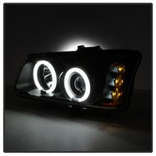 Load image into Gallery viewer, Spyder Chevy Silverado 1500 03-06 Projector HeadlightsCCFLHalo LED Blk High H1 PRO-YD-CS03-CCFL-BK
