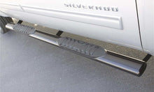 Load image into Gallery viewer, Lund 2019 Chevy Silverado 1500 Double Cab 5In Oval Straight SS Nerf Bars - Polished Stainless
