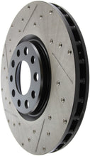 Load image into Gallery viewer, StopTech 13+ Dodge Dart Performance Slotted &amp; Drilled Front Right Rotor
