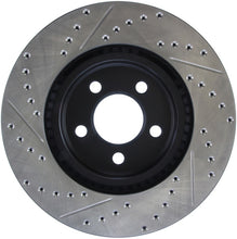 Load image into Gallery viewer, StopTech 05-13 Chrysler300/300C / 09-12 Dodge Challenger Front Left Drilled &amp; Slotted Rotor
