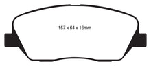 Load image into Gallery viewer, EBC 08-11 Kia Borrego 3.8 Yellowstuff Front Brake Pads
