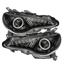 Load image into Gallery viewer, Spyder Subaru BRZ 12-14 Projector Headlights- DRL LED Black PRO-YD-SUBRZ12-BK
