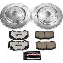 Load image into Gallery viewer, Power Stop 14-19 Chevrolet Corvette Rear Z26 Street Warrior Brake Kit
